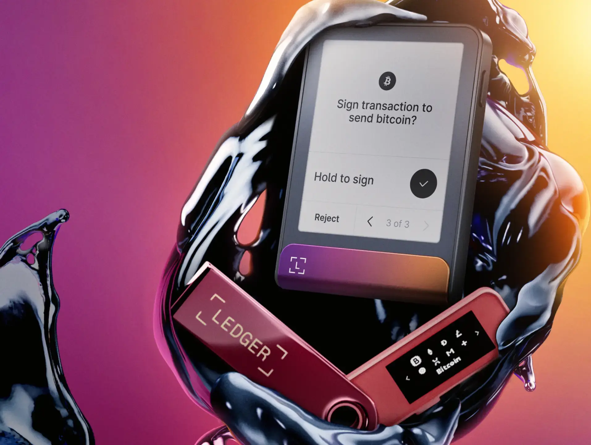 Gerencie sua cripto em novas e extraordinárias cores metálicas.