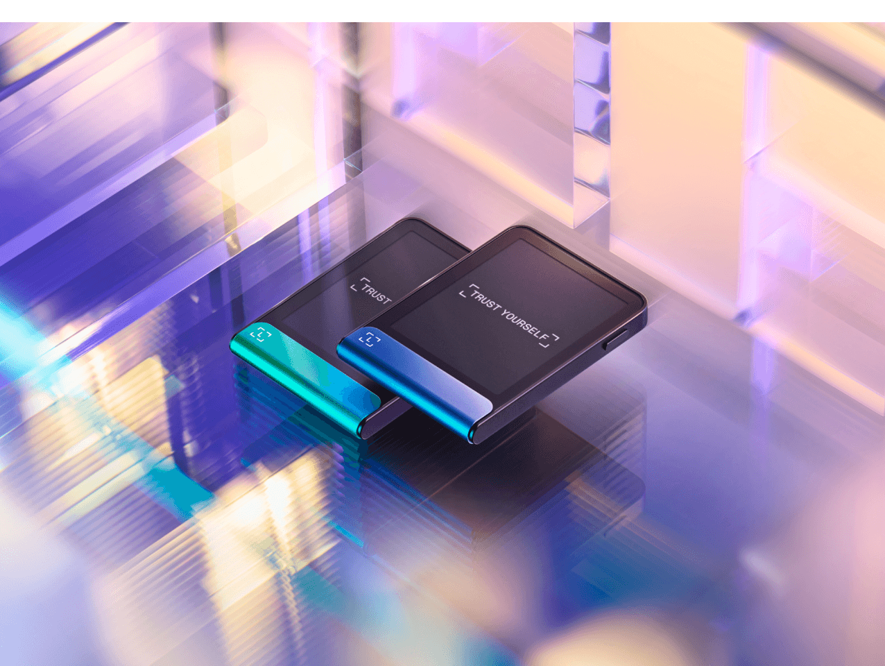 Manage your crypto in extraordinary new metallic colors.